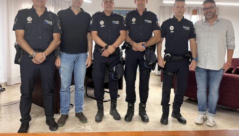 Presa de possessió dels tres nous oficials de la Policia Local de Manacor