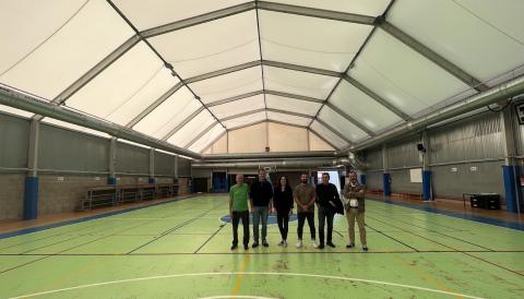 Visita al pavelló Bernat Costa