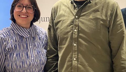 Carme Gomila i Miquel Oliver aquest dimarts en roda de premsa. 