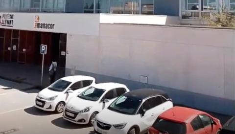 Incendi al terrat de l'IES Manacor 