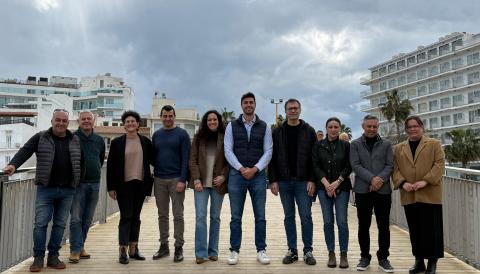 Inauguració del pont del Riuet de s'Illot