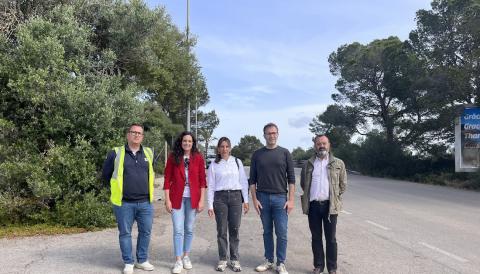 Presentació de les obres de reforma de via Europa. 