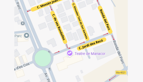 Canvis circulatoris a partir de dia 12 d'abril. 