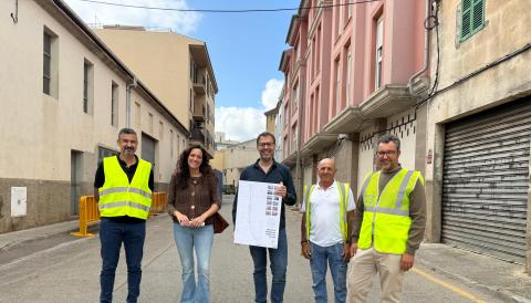 Presentació de les obres de reforma del carrer Lope de Vega. 